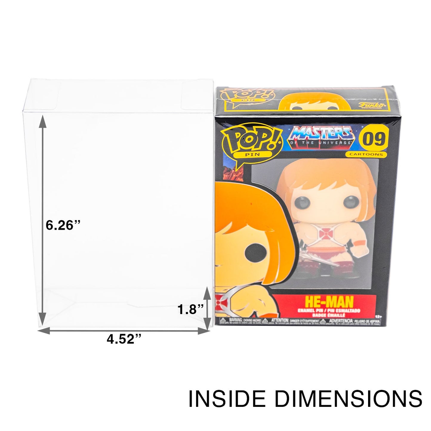 Platinum Protectors for Funko Pop! Enamel Pin - MEGA POP COMICS