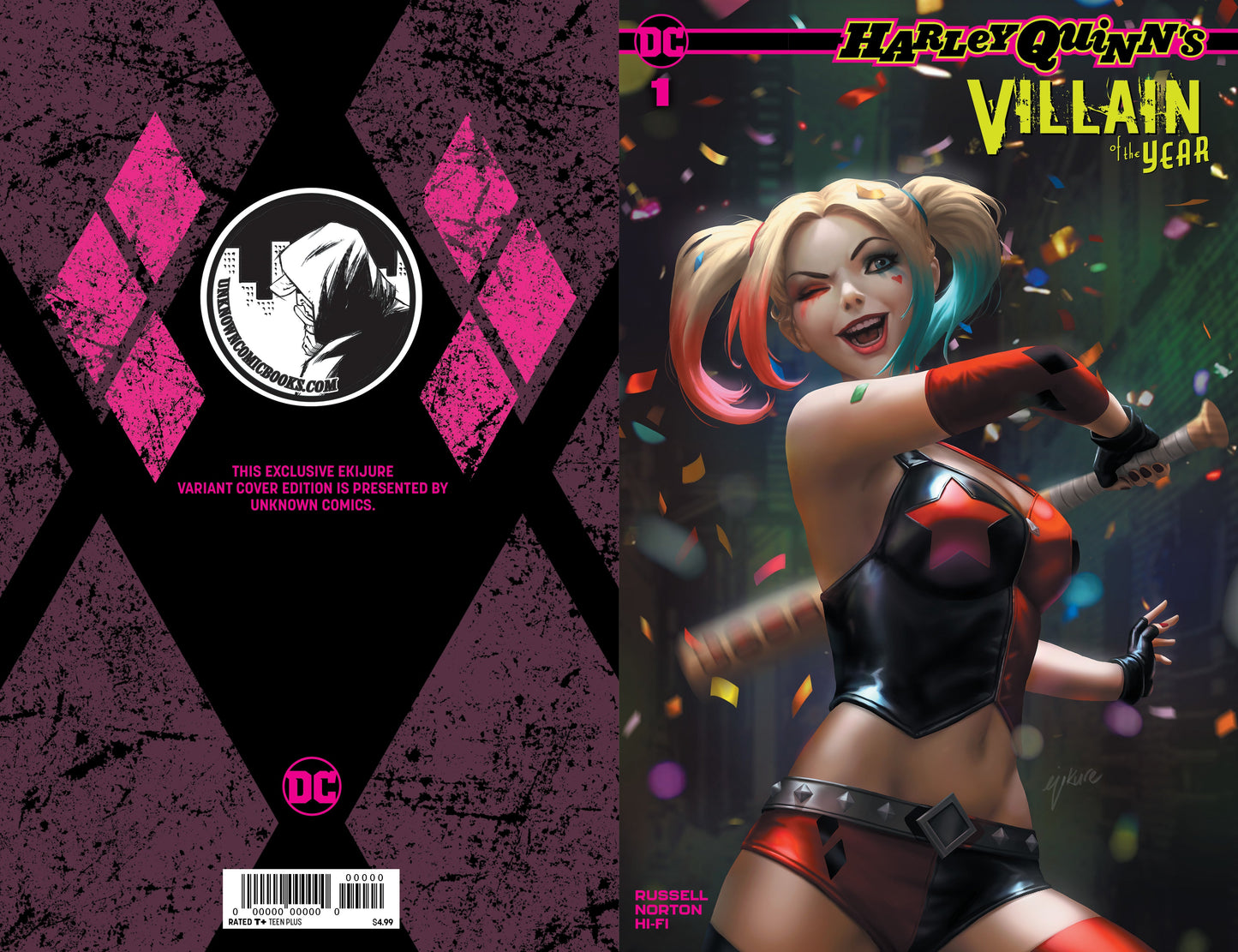 HARLEY QUINN VILLAIN OF THE YEAR #1 UNKNOWN COMICS EJIKURE EXCLUSIVE VAR (12/11/2019) - MEGA POP COMICS