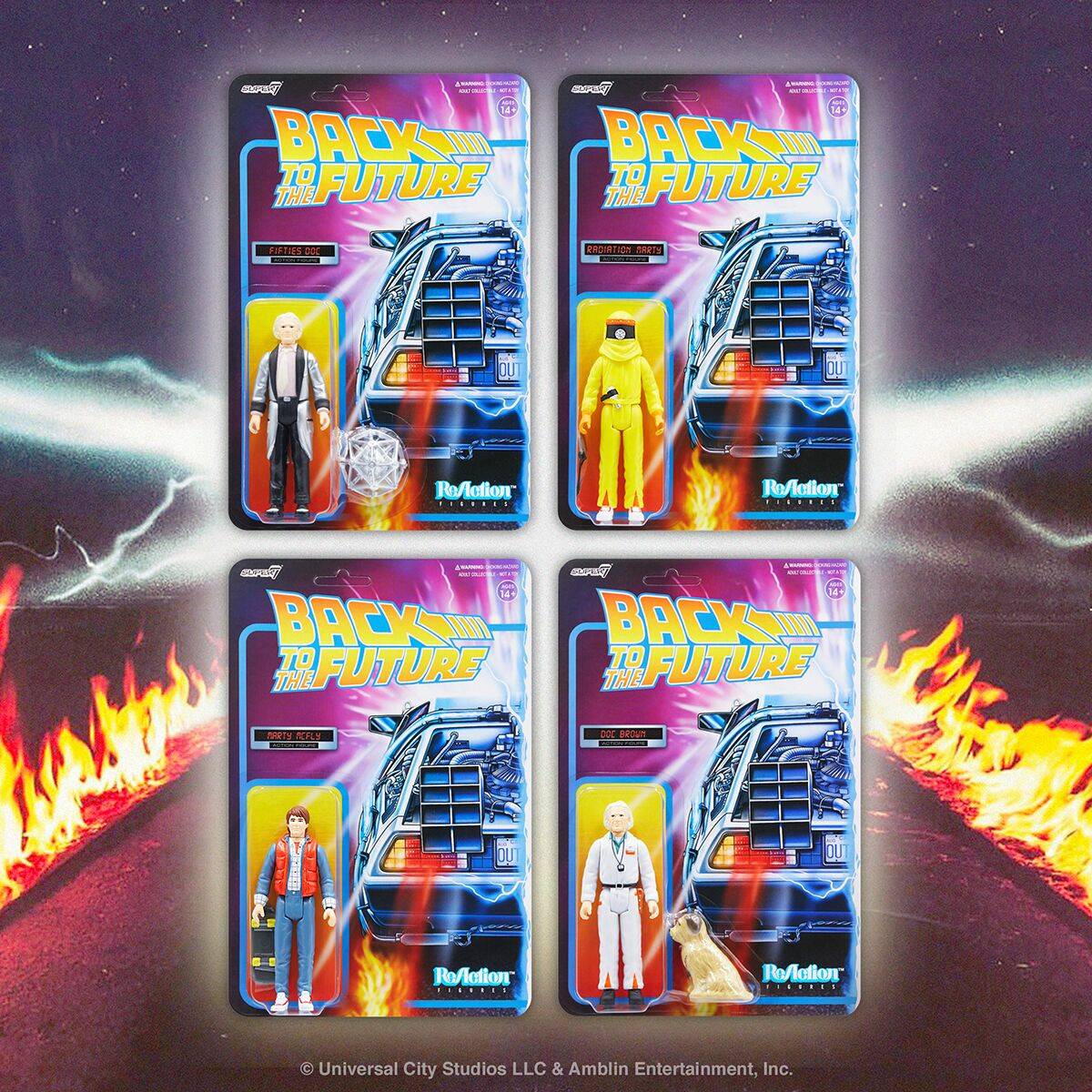 ReAction Back to the Future Radiation Marty 3¾-inch Retro Action Figure - MEGA POP COMICS