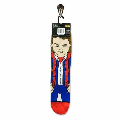 Back to the Future "Doc & Marty" Men's 360 Knit Mix-Match Socks (Size 6-13) - MEGA POP COMICS