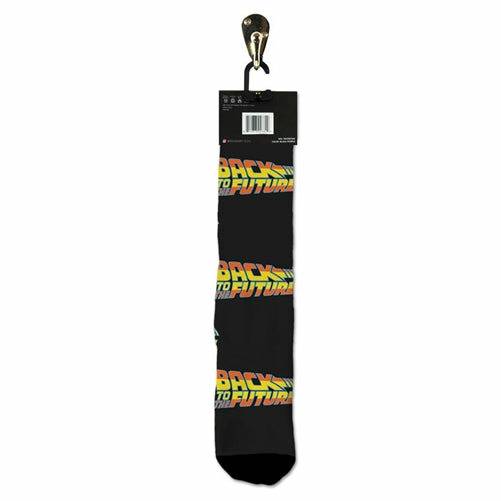 Back to the Future "Time Traveler" Men's Crew Straight Down Knit Mix-Match Socks (Size 8-12) - MEGA POP COMICS