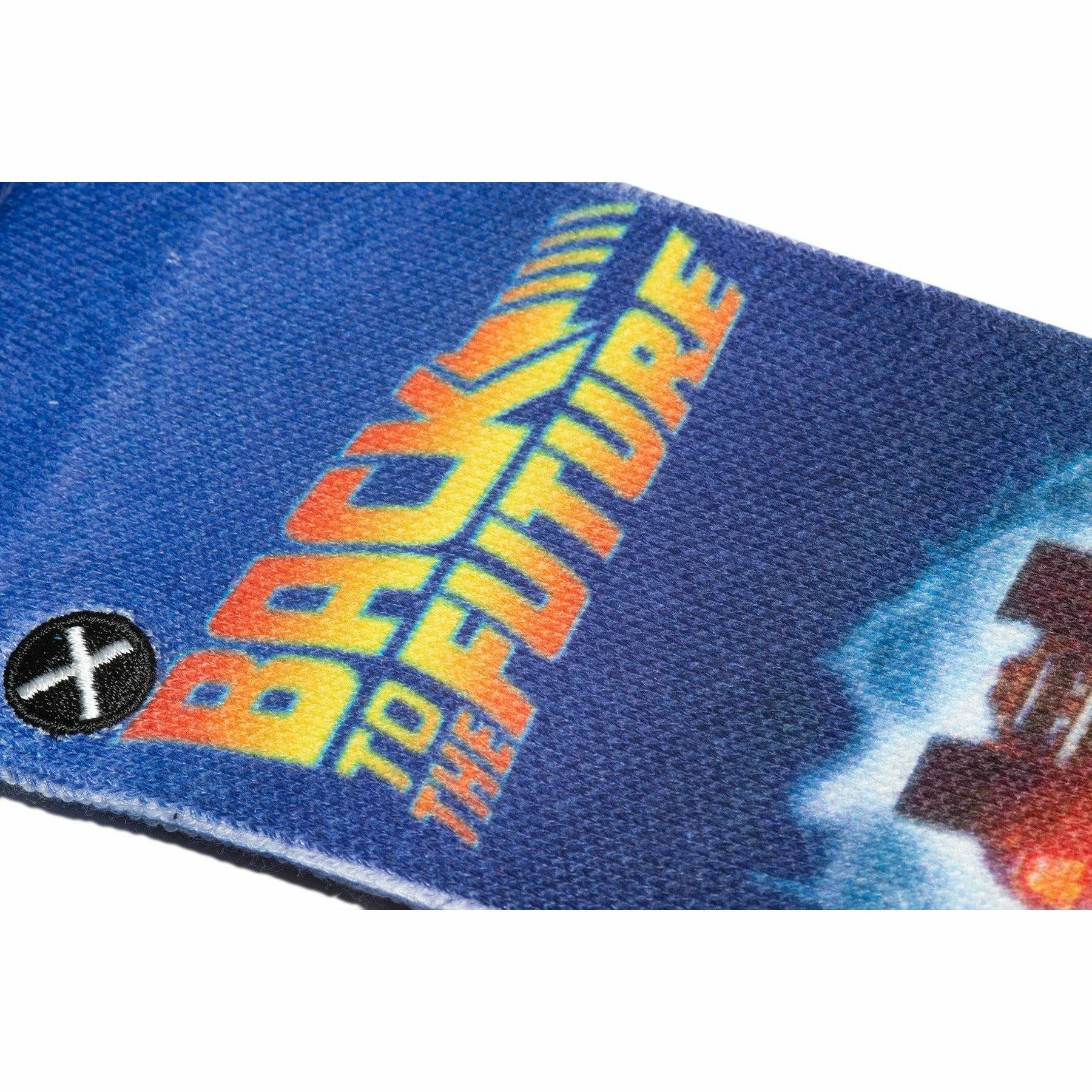 Back to the Future "Back in Time" Men's Crew Straight Down Sublimation Socks (Size 8-12) - MEGA POP COMICS