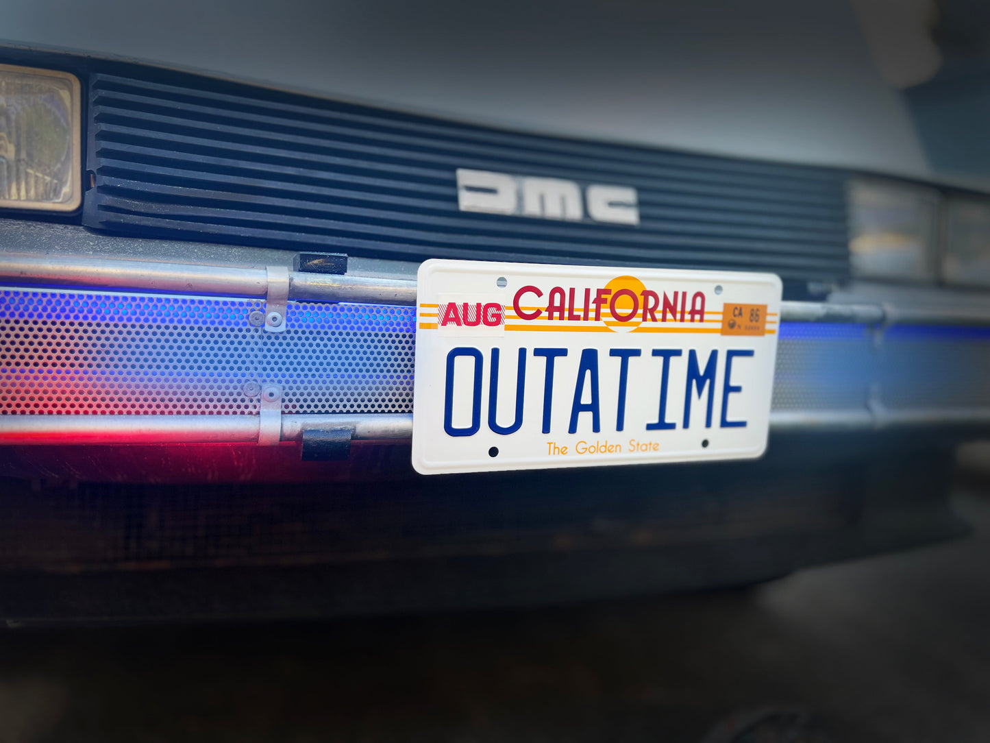 Back to the Future OUTATIME License Plate Replica - MEGA POP COMICS