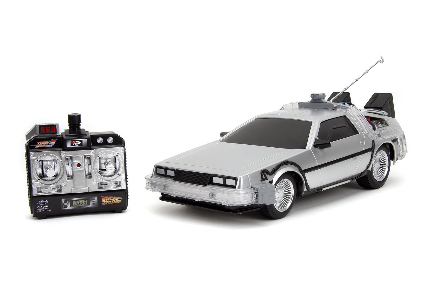 Back to the Future Remote Control 1:16 scale DeLorean Time Machine - MEGA POP COMICS