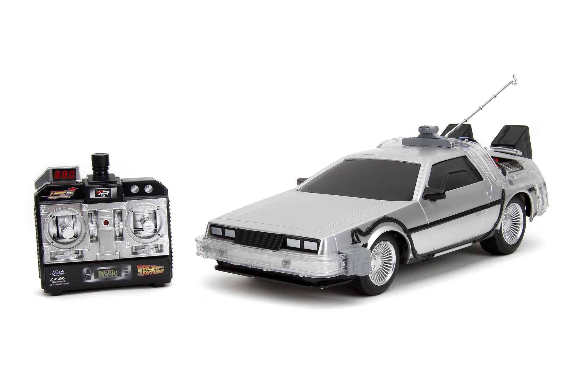 Back to the Future Remote Control 1:16 scale DeLorean Time Machine - MEGA POP COMICS