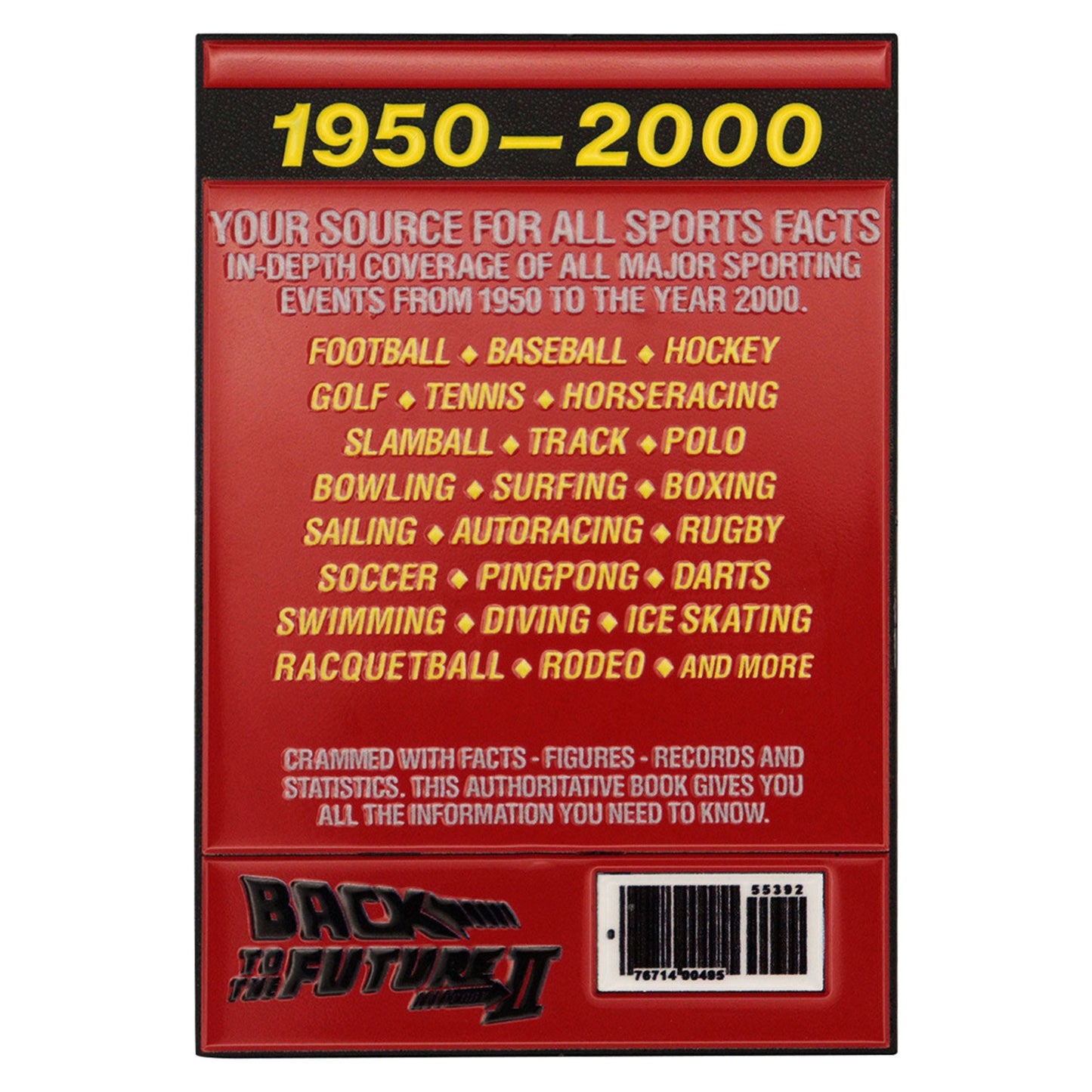 Back to the Future Part II Limited Edition Sports Almanac Ingot - MEGA POP COMICS