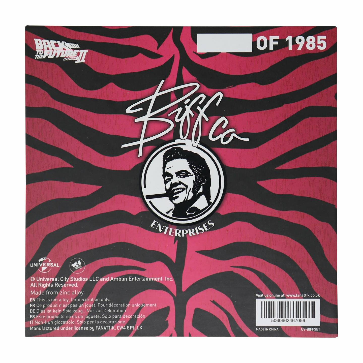 Back to the Future Part II Limited Edition Biff Tannen's Pleasure Paradise "Welcome to Paradise" Gift Box - MEGA POP COMICS