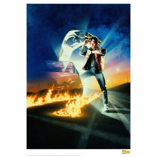 Back to the Future "Classic Movie Art" Limited Edition Commemorative Print - MEGA POP COMICS