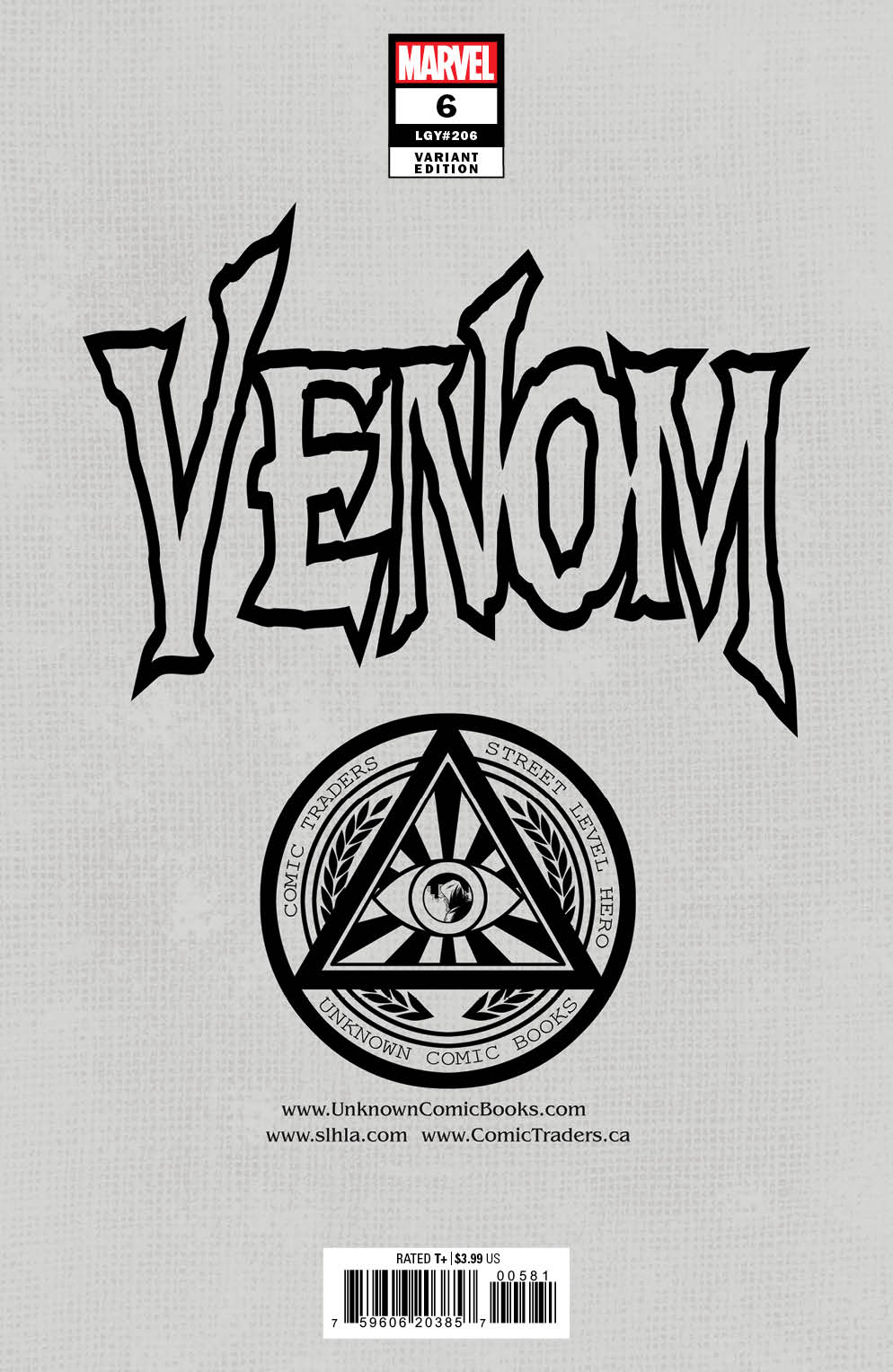 Venom 6 Unknown Comics Mico Suayan Exclusive Var (03/09/2022) - MEGA POP COMICS