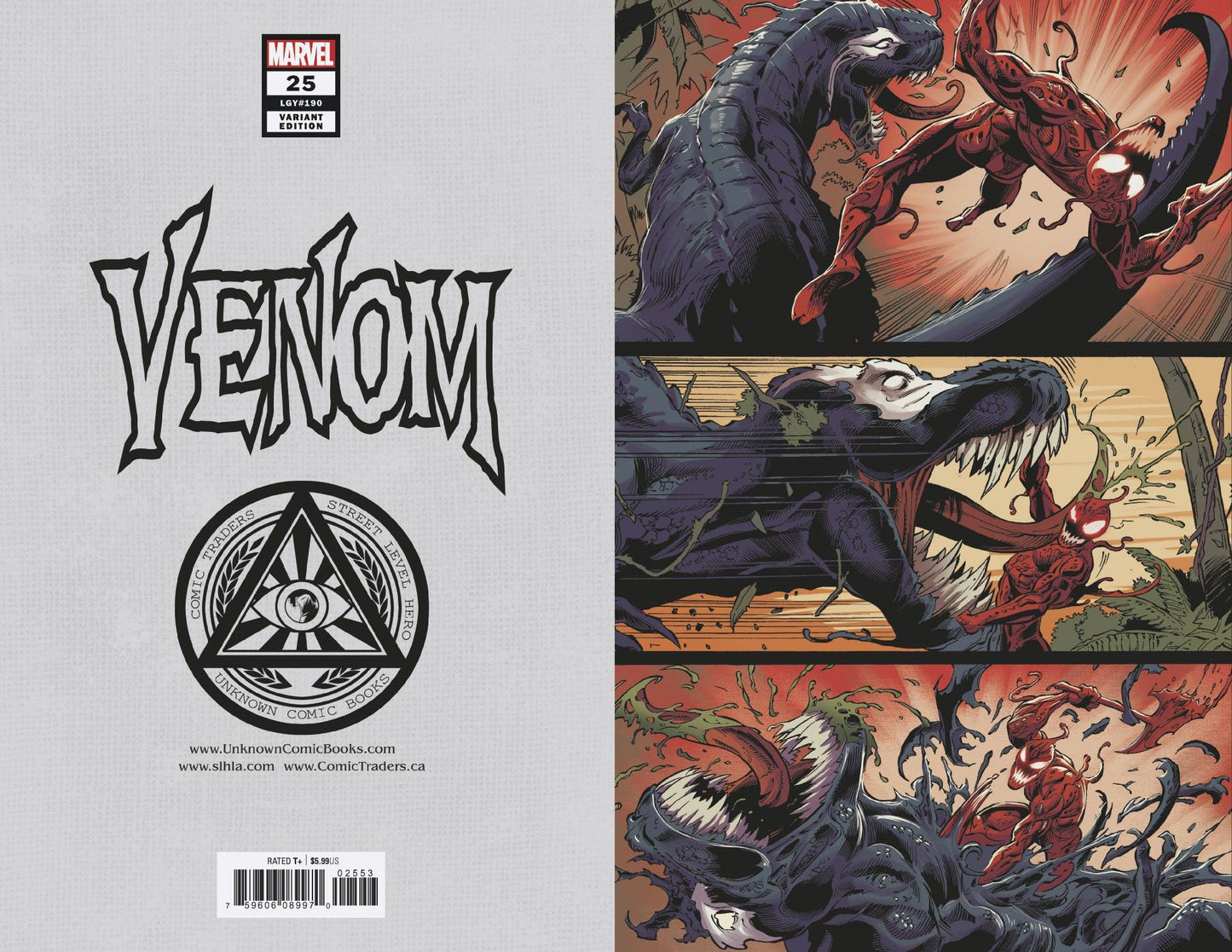 VENOM #25 UNKNOWN COMICS EXCLUSIVE 4TH PTG VIRGIN VAR (09/23/2020) - MEGA POP COMICS