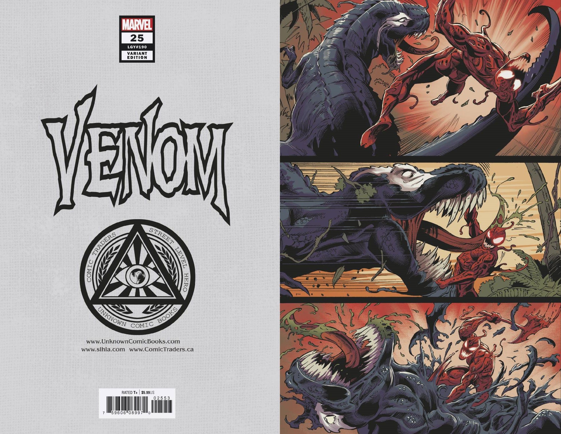 VENOM #25 UNKNOWN COMICS EXCLUSIVE 4TH PTG VIRGIN VAR (09/23/2020) - MEGA POP COMICS
