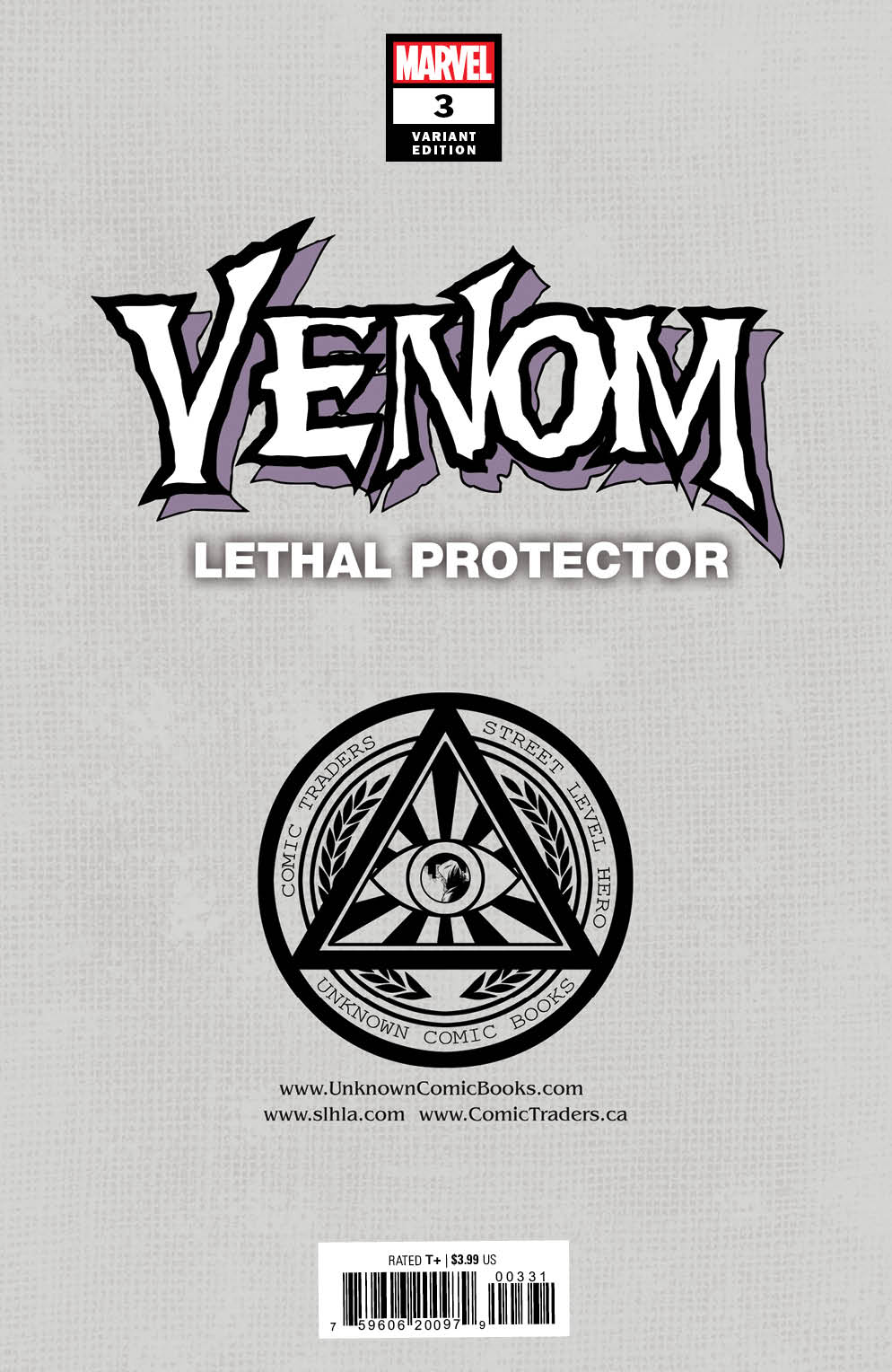 Venom: Lethal Protector #3 Unknown Comics Tyler Kirkham Exclusive Var (06/22/2022) (06/29/2022) - MEGA POP COMICS