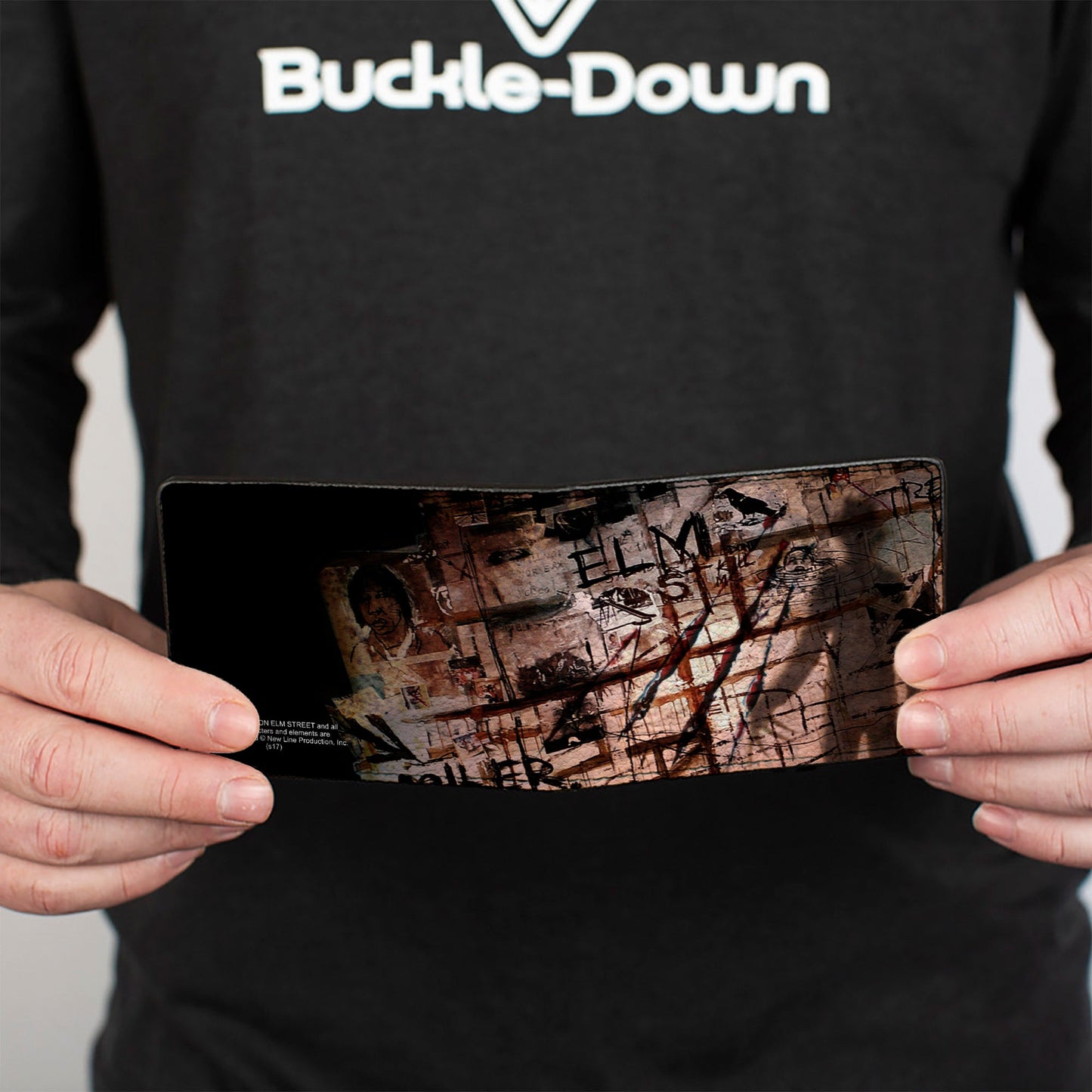 Bi-Fold Wallet - ELM ST Scratch & Scribbles Freddy Shadow - MEGA POP COMICS