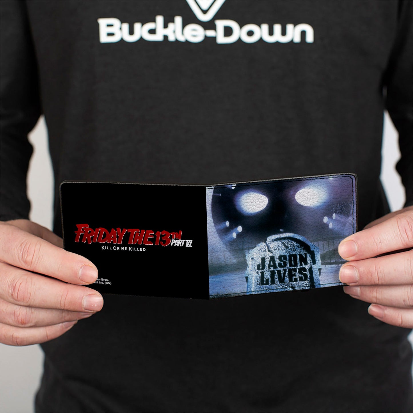 Bi-Fold Wallet - Friday the 13th PART VI KILL OR BE KILLED Movie Poster and Title Logo - MEGA POP COMICS