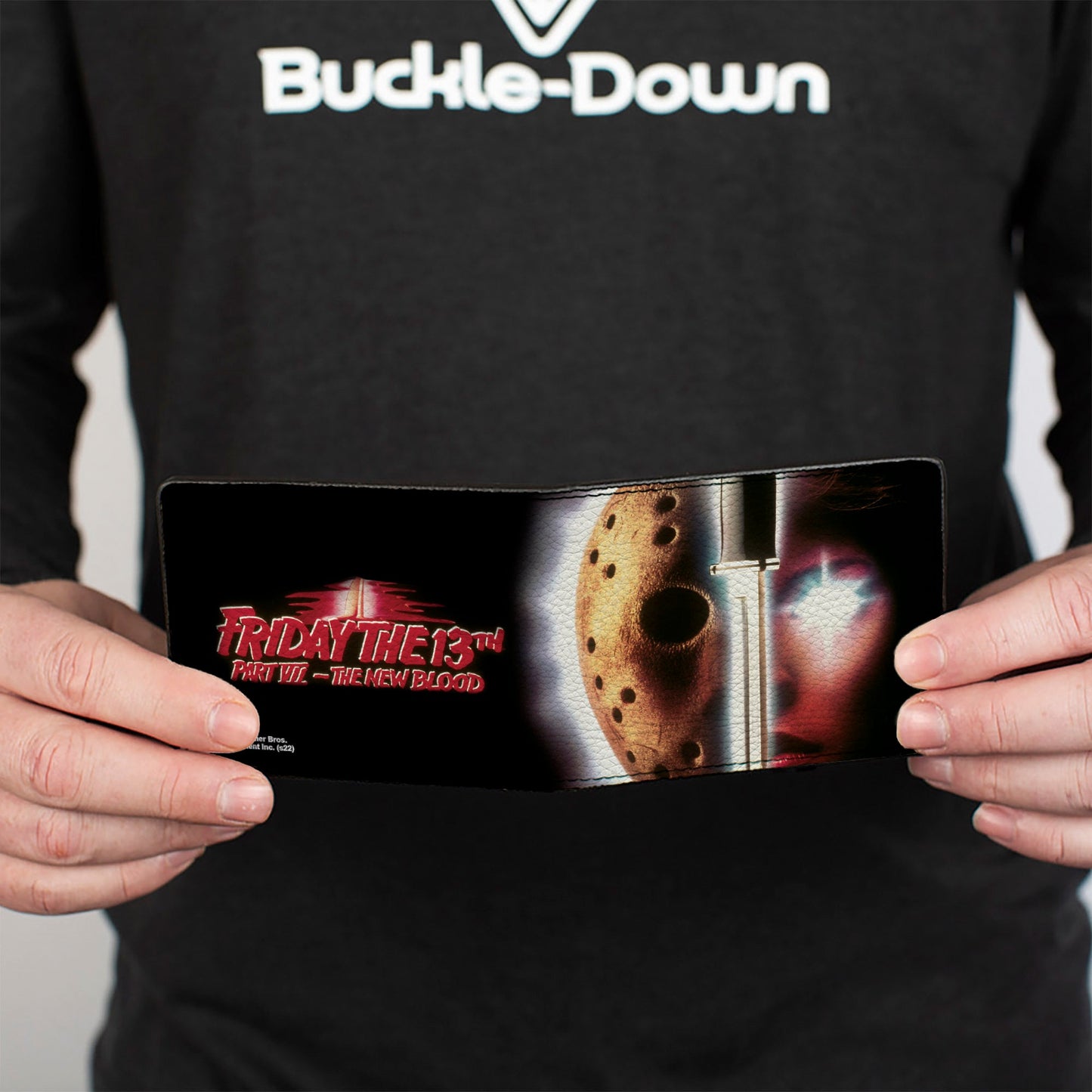 Bi-Fold Wallet - Friday the 13th PART VII THE NEW BLOOD Movie Poster and Title Logo - MEGA POP COMICS