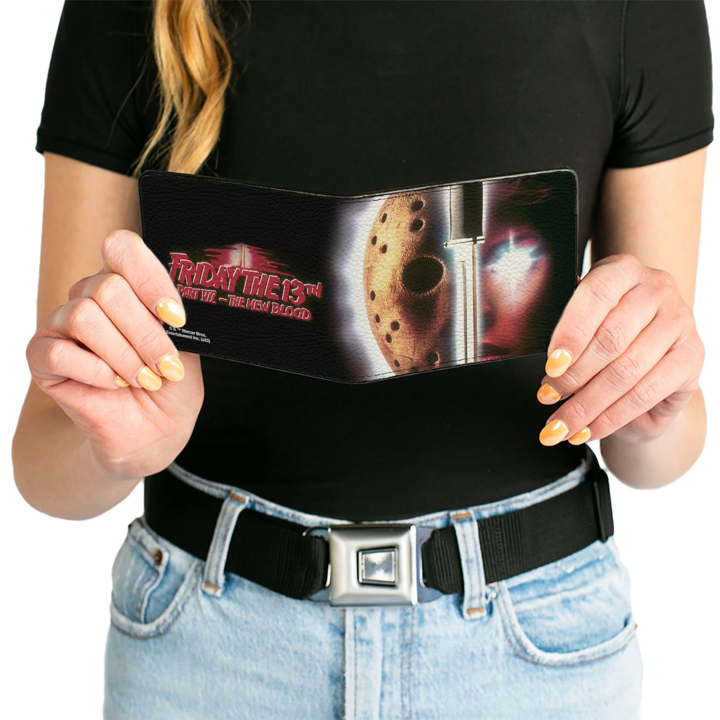 Bi-Fold Wallet - Friday the 13th PART VII THE NEW BLOOD Movie Poster and Title Logo - MEGA POP COMICS