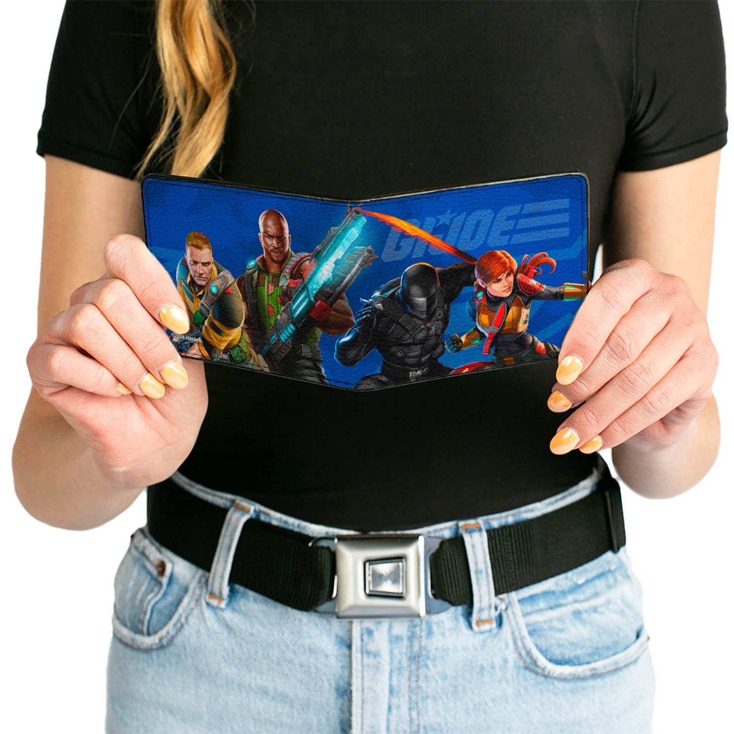Bi-Fold Wallet - GI Joe Unit Agents Group Pose and Logo Blues - MEGA POP COMICS