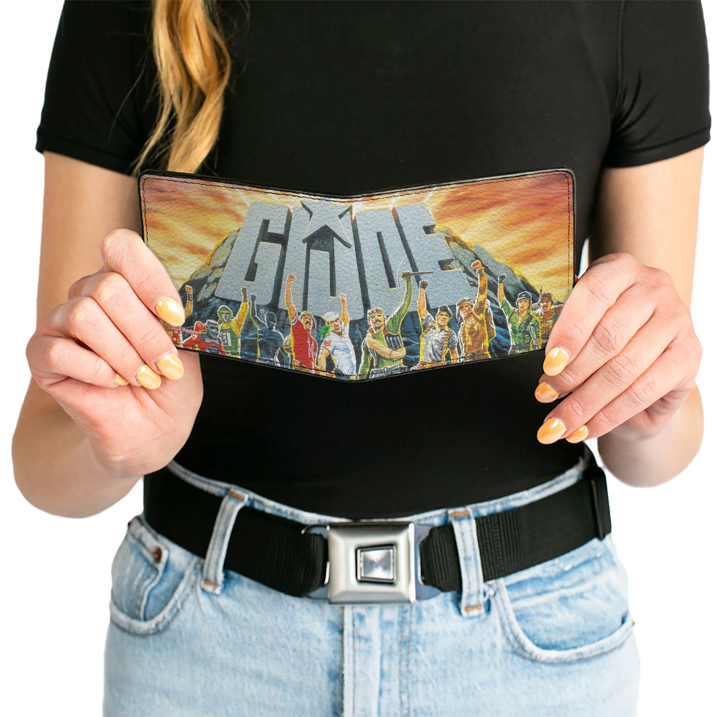 Bi-Fold Wallet - GI JOE Retro Yo Joe Stone Group Pose - MEGA POP COMICS