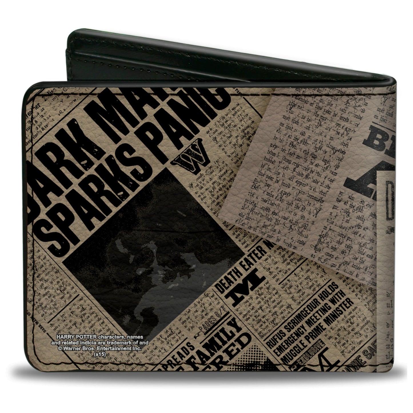 Bi-Fold Wallet - Harry Potter Headlines UNDESIRABLE NO 1 White Black - MEGA POP COMICS