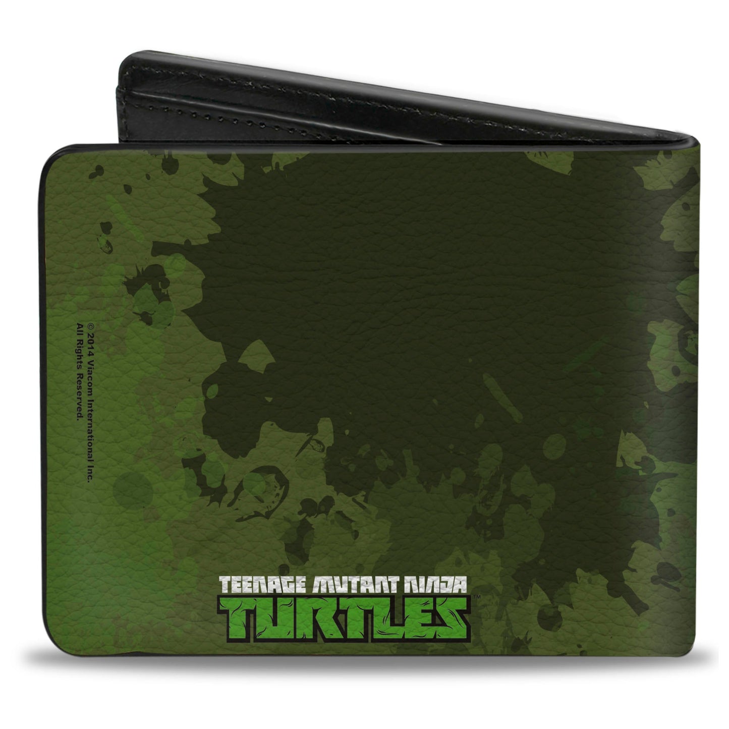 Bi-Fold Wallet - Classic TMNT Turtles Battle Pose9 + TEENAGE MUTANT NINJA TURTLES Logo Splatter Greens - MEGA POP COMICS