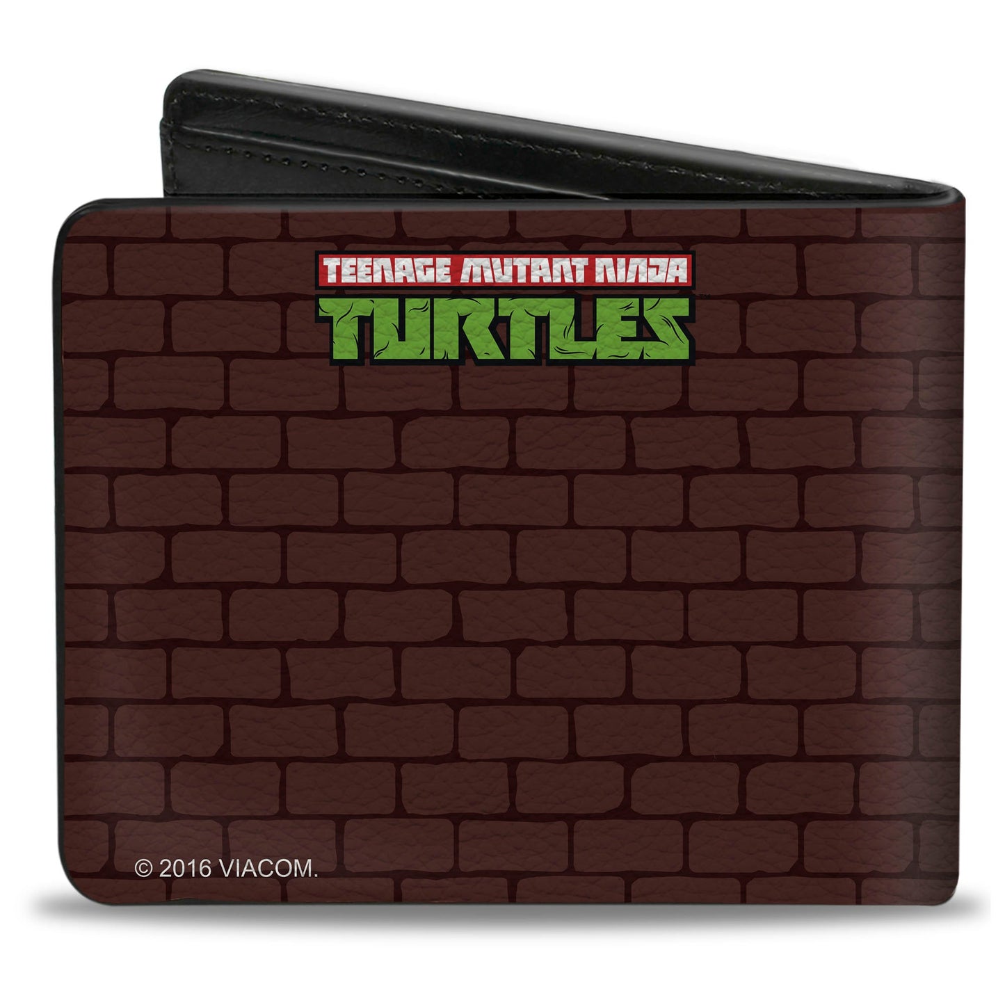 Bi-Fold Wallet - Rocksteady & Bebop Pose + TMNT Logo Bricks - MEGA POP COMICS