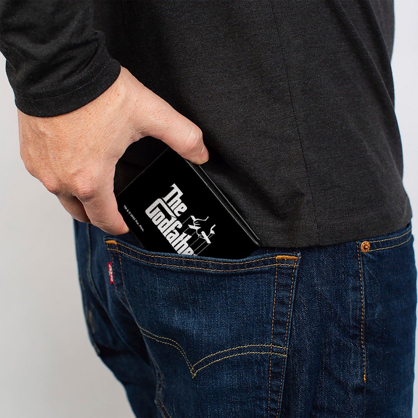 Bi-Fold Wallet - The Godfather Vito Corleone I'M GONNA MAKE HIM AN OFFER Pose Black/White - MEGA POP COMICS