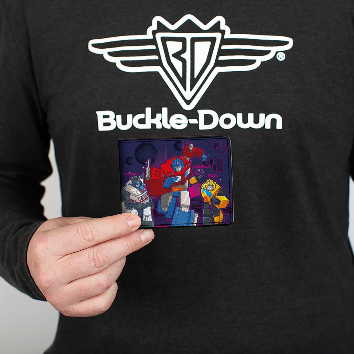 Bi-Fold Wallet - Transformers AUTOBOTS ROLL OUT Group Pose Blues - MEGA POP COMICS