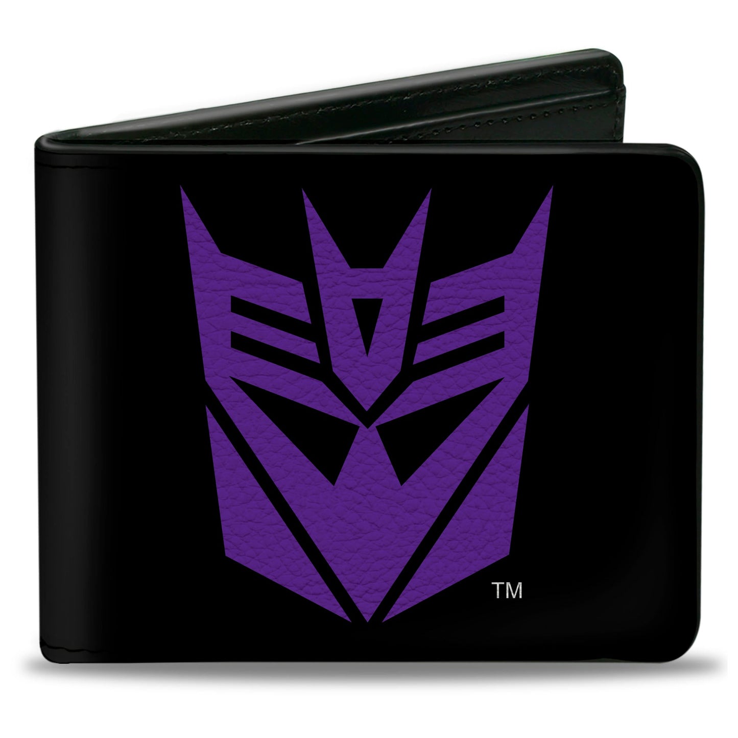 Bi-Fold Wallet - Transformers Decepticon Shield Black/Purple - MEGA POP COMICS
