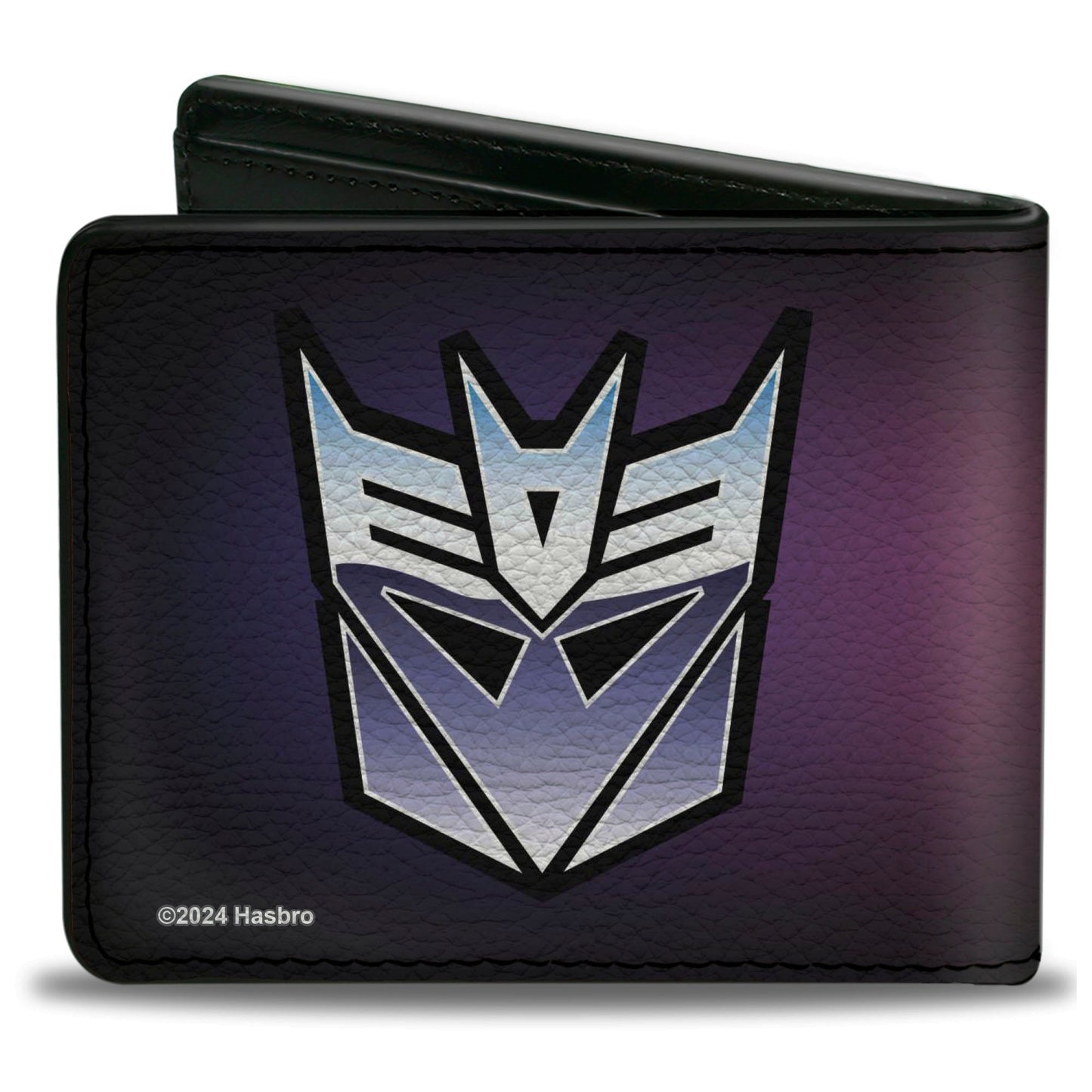 Bi-Fold Wallet - Transformers Autobot and Decepticon Gradient Shields Reds/Purples - MEGA POP COMICS