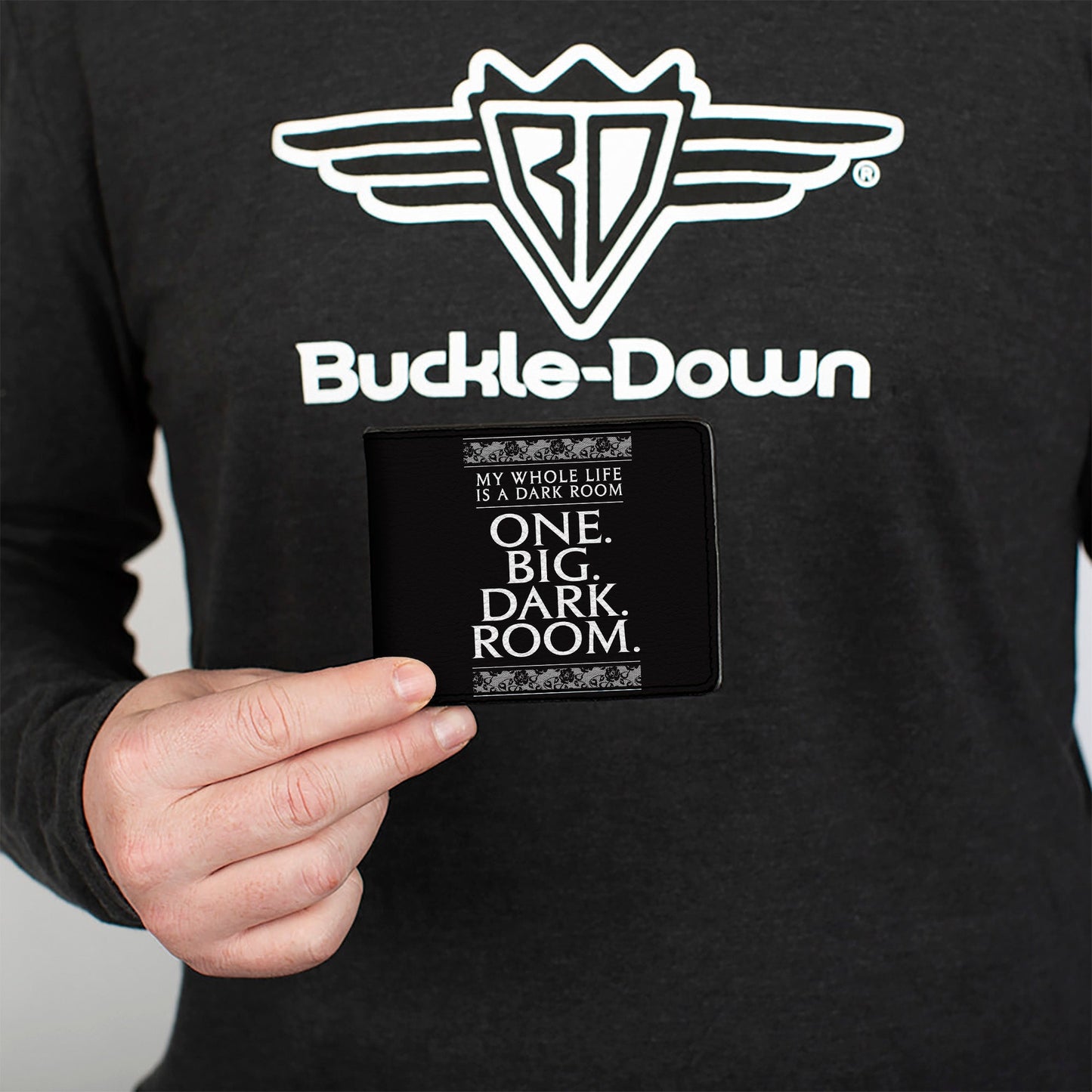 Bi-Fold Wallet - Beetlejuice ONE BIG DARK ROOM Lydia Quote Black/White - MEGA POP COMICS