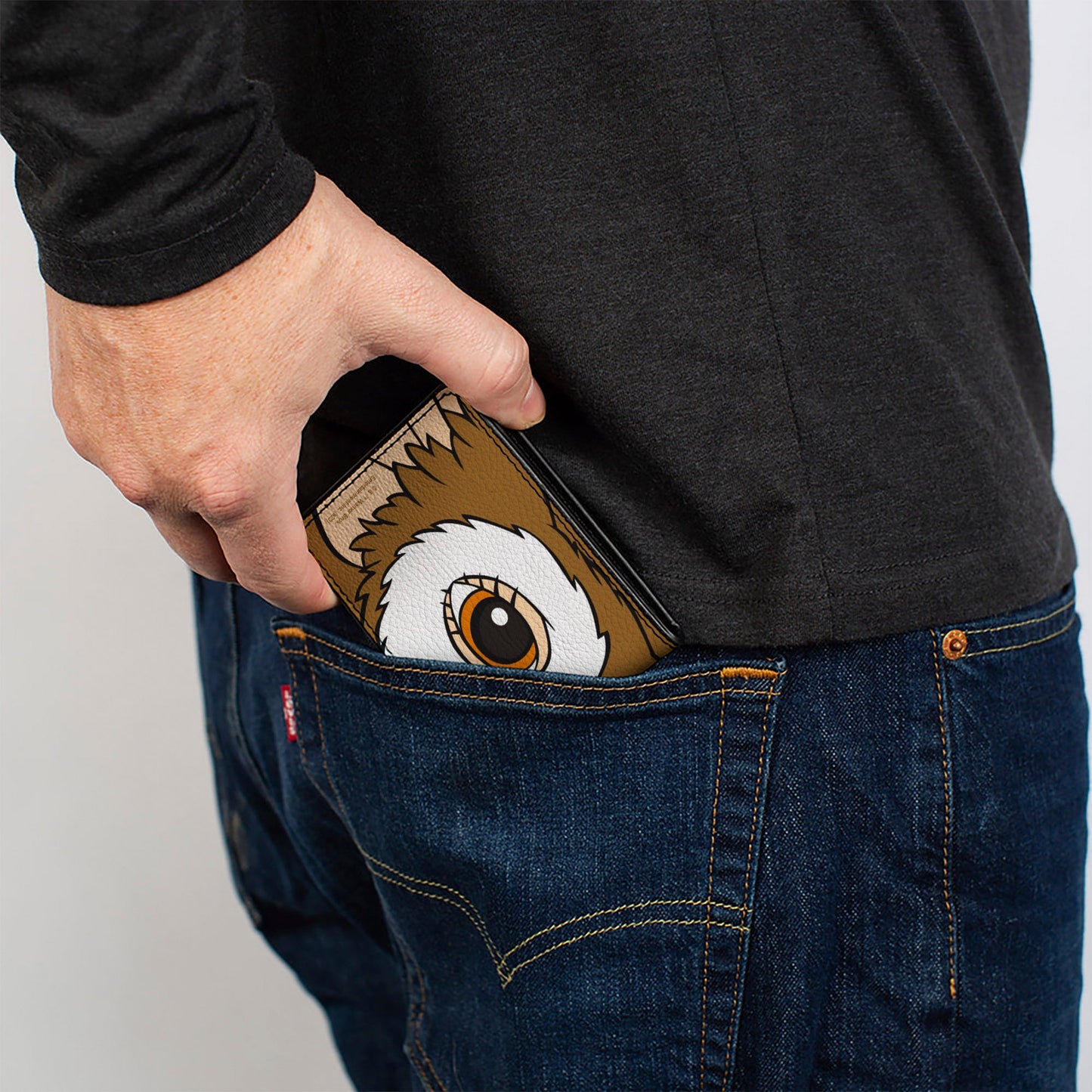 Bi-Fold Wallet - The Gremlins Gizmo Face Character Close-Up - MEGA POP COMICS