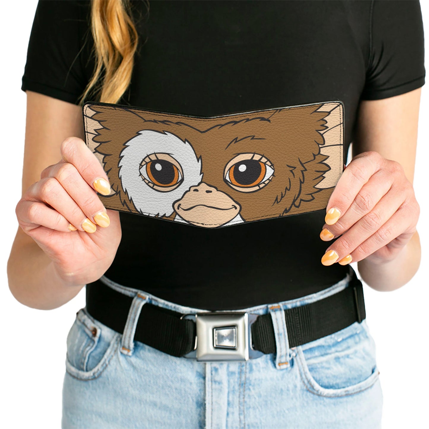 Bi-Fold Wallet - The Gremlins Gizmo Face Character Close-Up - MEGA POP COMICS