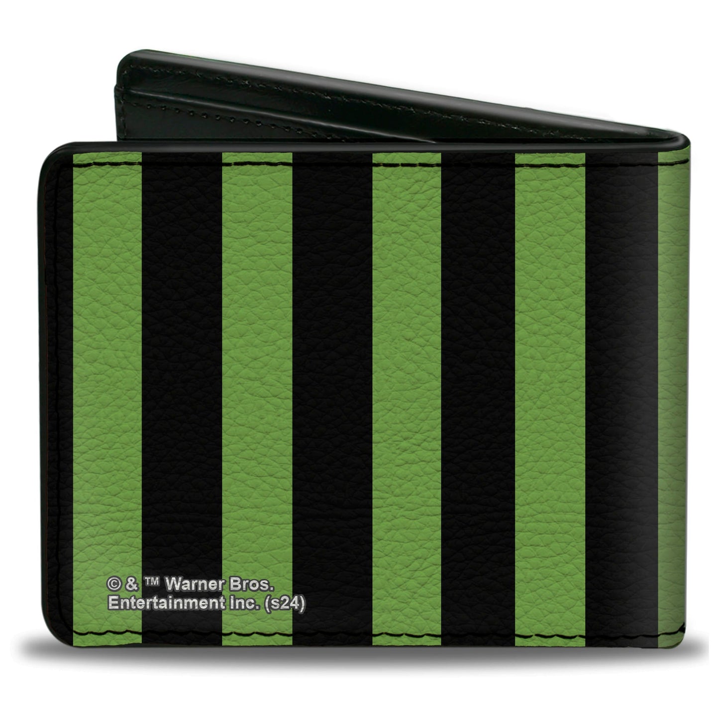 Bi-Fold Wallet - BEETLEJUICE Chibi Characters and Spider Webs Collage Greens - MEGA POP COMICS