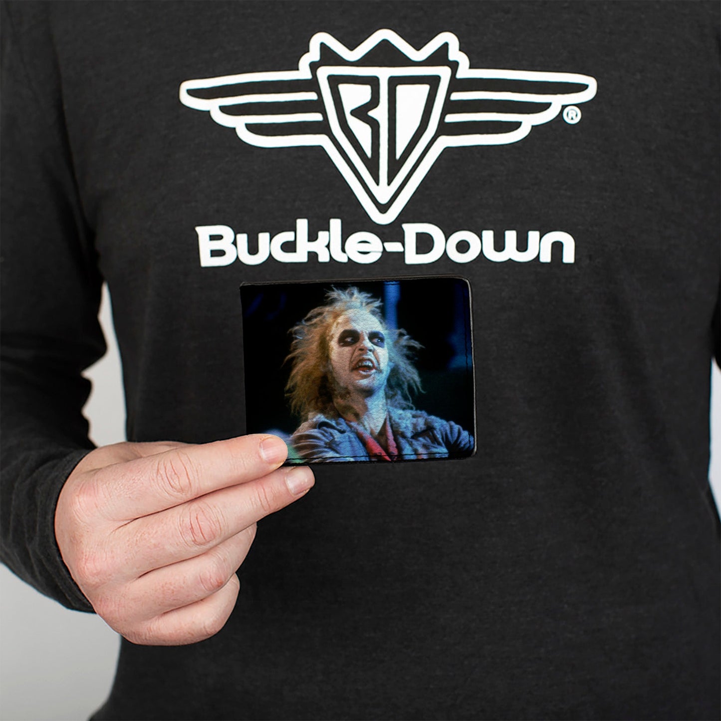 Bi-Fold Wallet - Beetlejuice Scene Blocks Blues - MEGA POP COMICS