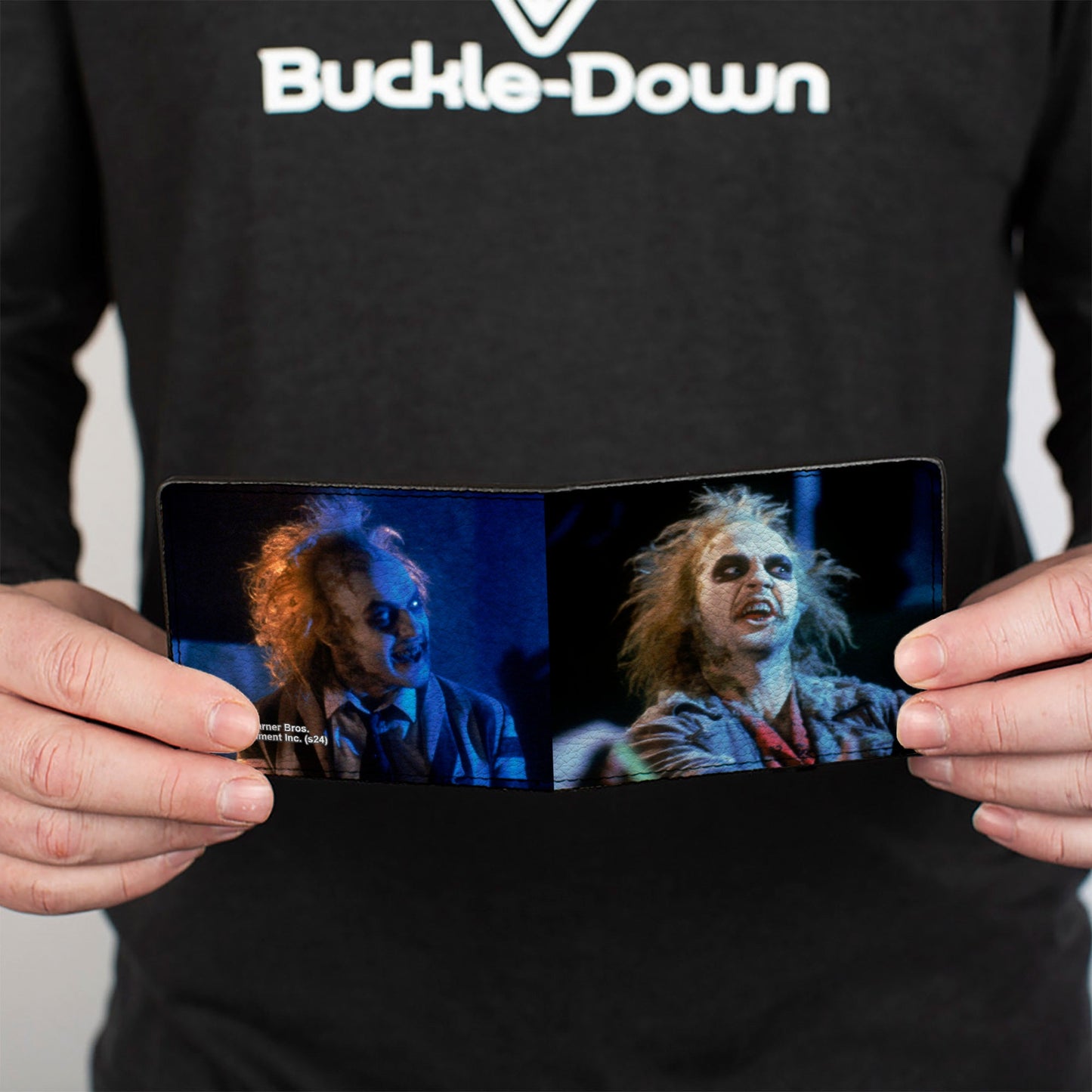 Bi-Fold Wallet - Beetlejuice Scene Blocks Blues - MEGA POP COMICS