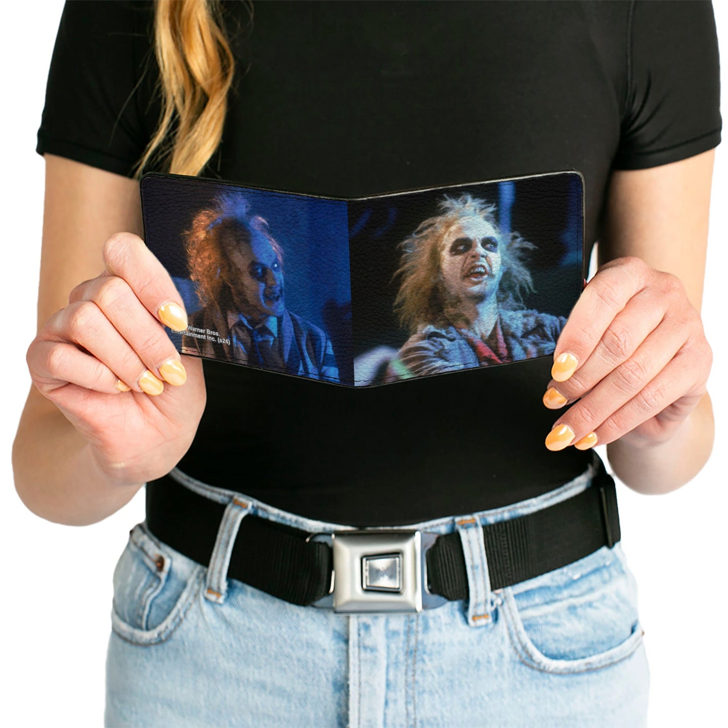 Bi-Fold Wallet - Beetlejuice Scene Blocks Blues - MEGA POP COMICS