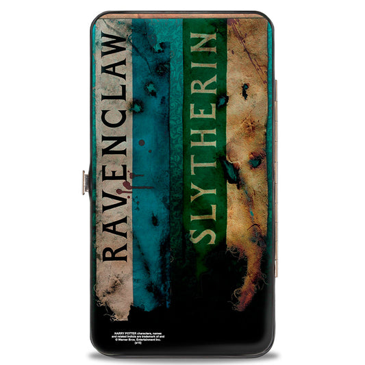 Hinged Wallet - HARRY POTTER 4-Hogwarts House Banners - MEGA POP COMICS
