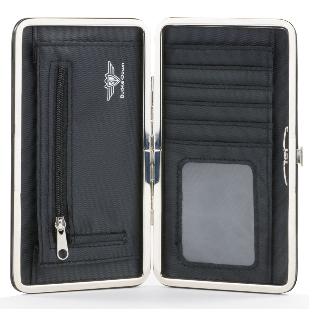 Hinged Wallet - Friday the 13th the Final Chapter JASON VORHEES Mask Black Red White - MEGA POP COMICS