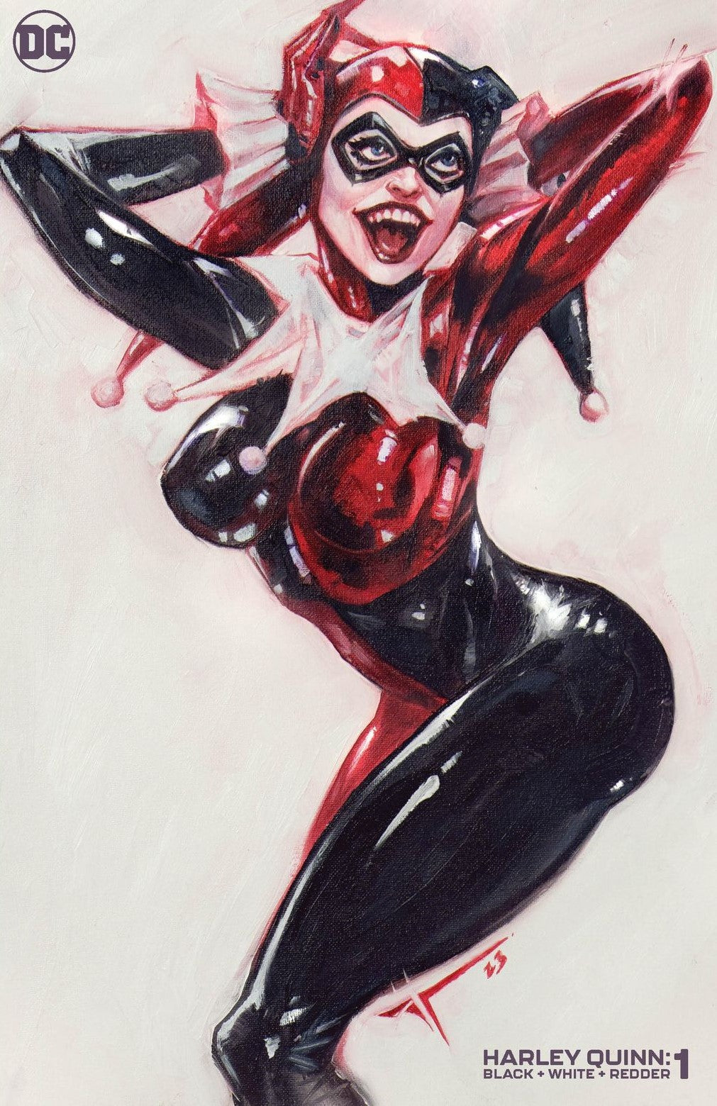 Harley Quinn Black White Redder #1 Ivan Tao (616) Exclusive Minimal Var (08/02/2023) - MEGA POP COMICS