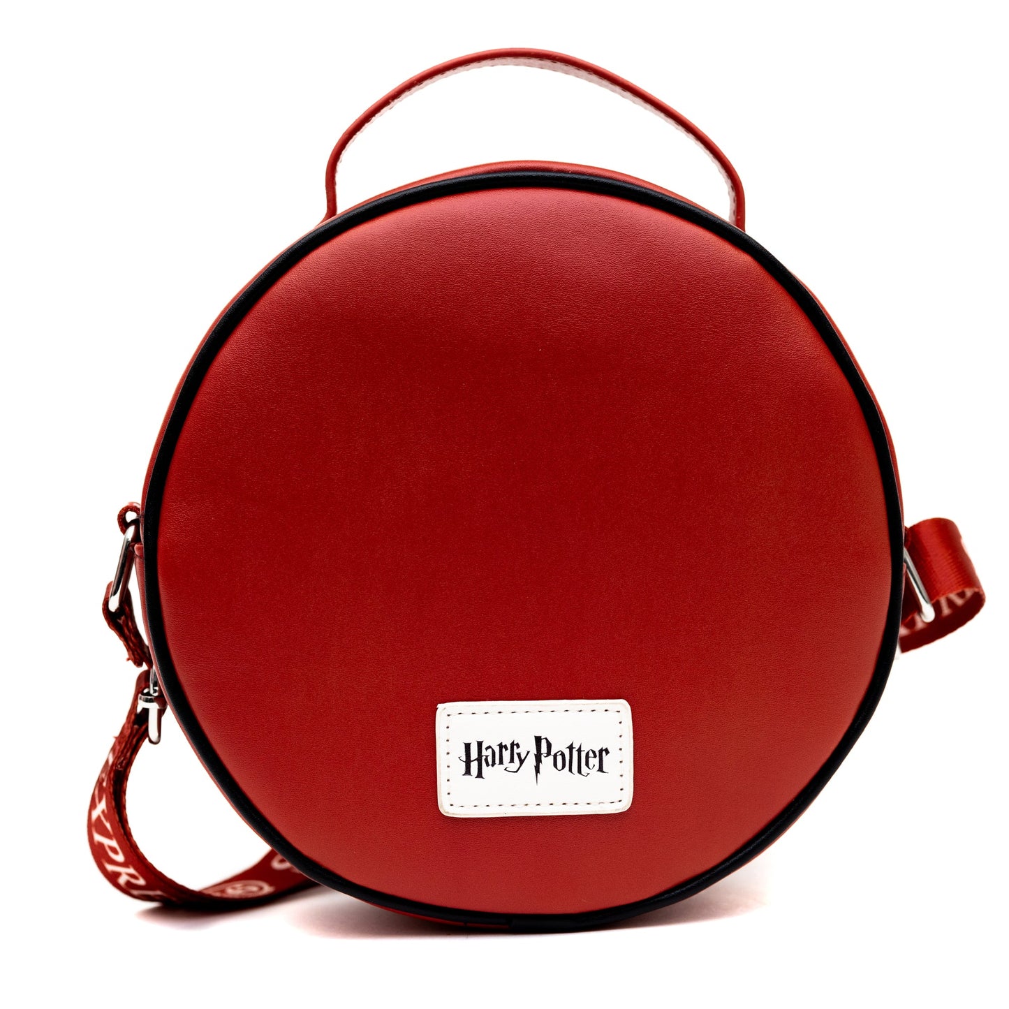Harry Potter Bag, Round, Harry Potter Platform 9 3/4 Sign Replica, Red, Vegan Leather - MEGA POP COMICS