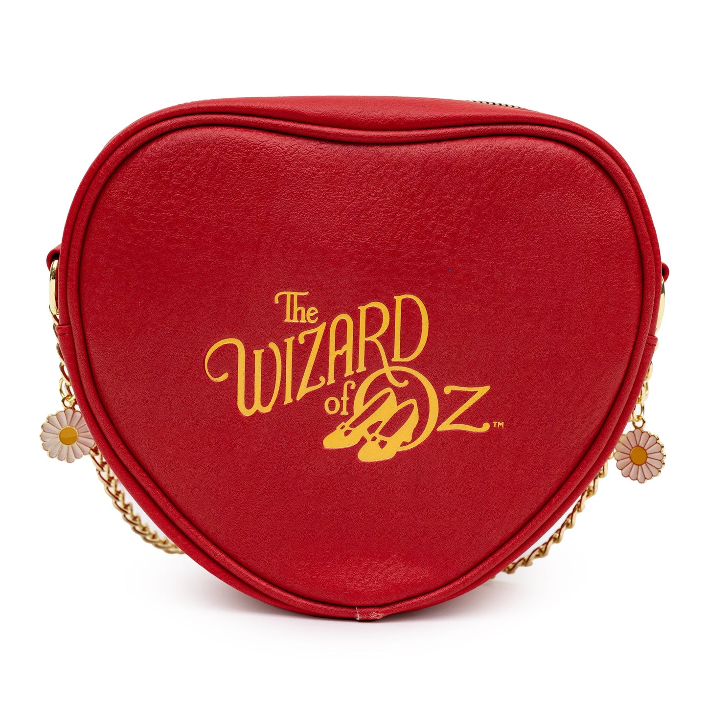 Movies Bag, Cross Body, The Wizard of Oz Tin Man Heart Clock Replica, Red, Vegan Leather - MEGA POP COMICS