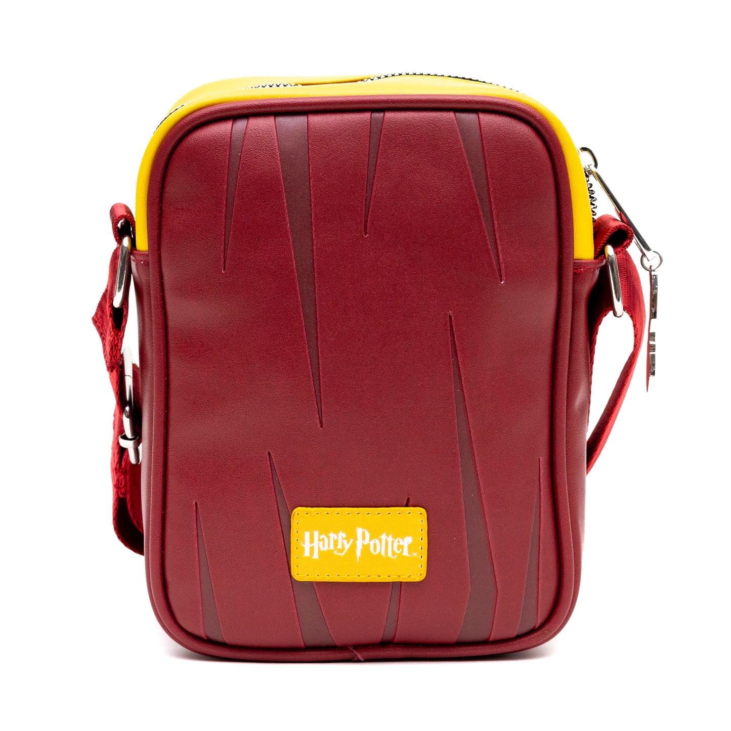 The Wizarding World of Harry Potter Vegan Leather Crossbody Bag with Adjustable Straps, Hogwarts Gryffindor Quidditch Uniform - MEGA POP COMICS