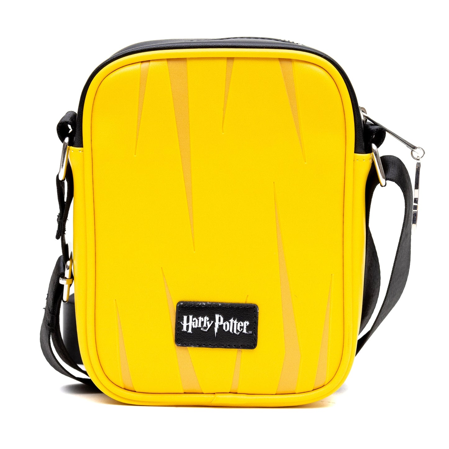 The Wizarding World of Harry Potter Vegan Leather Crossbody Bag with Adjustable Straps, Hogwarts Hufflepuff Quidditch Uniform - MEGA POP COMICS