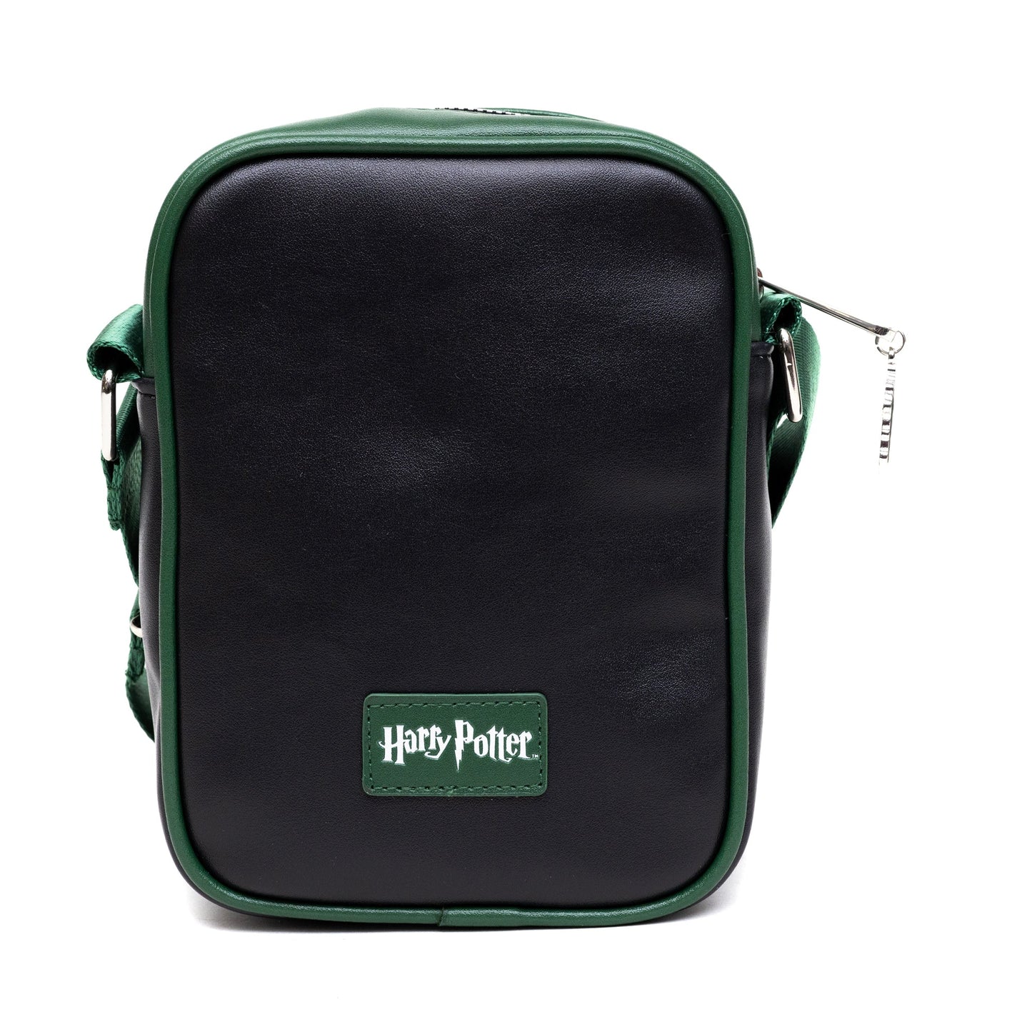The Wizarding World of Harry Potter Bag, Cross Body, Harry Potter Hogwarts School Slytherin Uniform Embroidered, Vegan Leather - MEGA POP COMICS