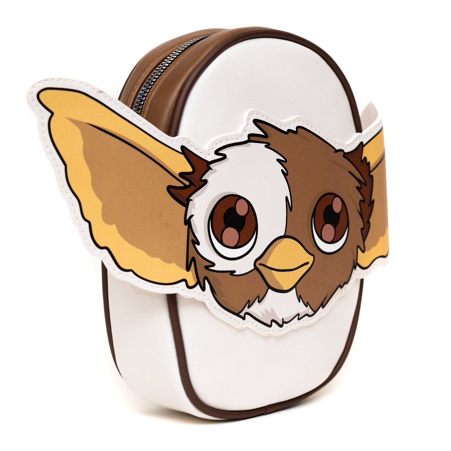Warner Bros. Horror Movies Bag, Cross Body, Gremlins Gizmo Smiling Face Applique, Vegan Leather - MEGA POP COMICS