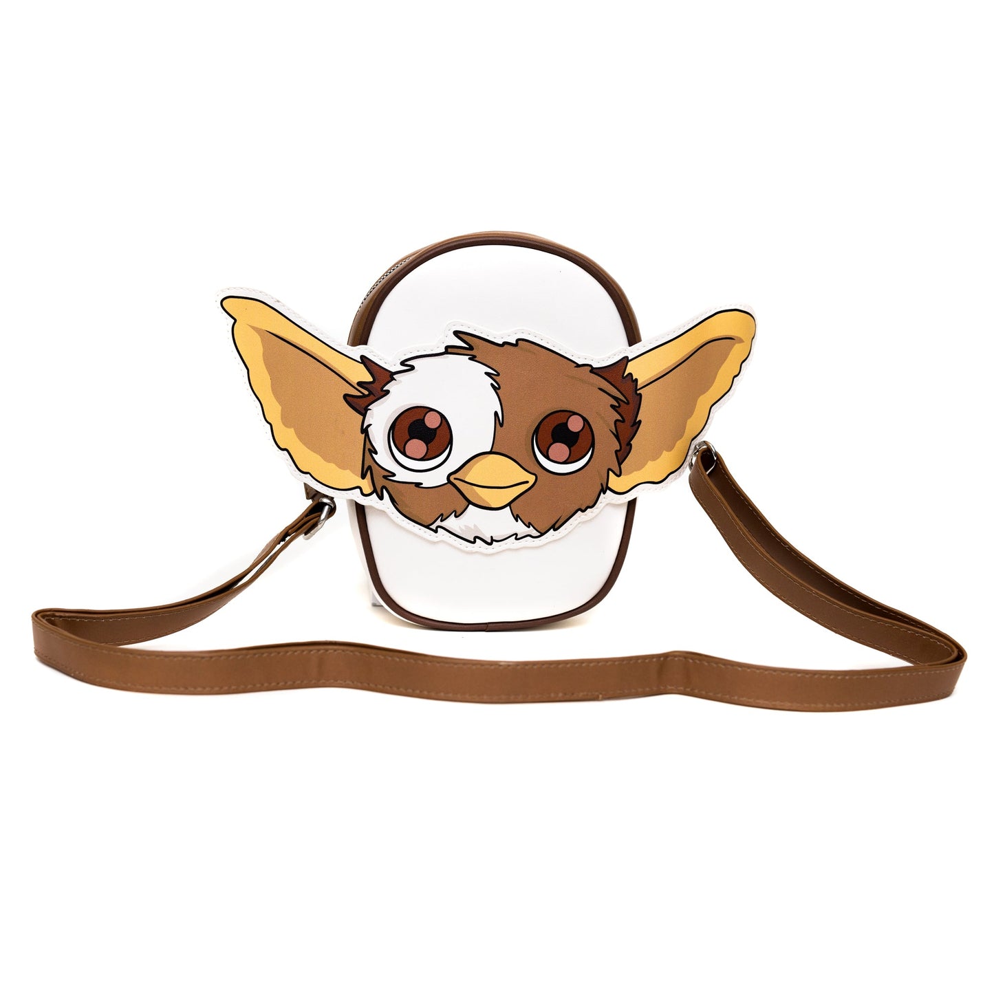 Warner Bros. Horror Movies Bag, Cross Body, Gremlins Gizmo Smiling Face Applique, Vegan Leather - MEGA POP COMICS