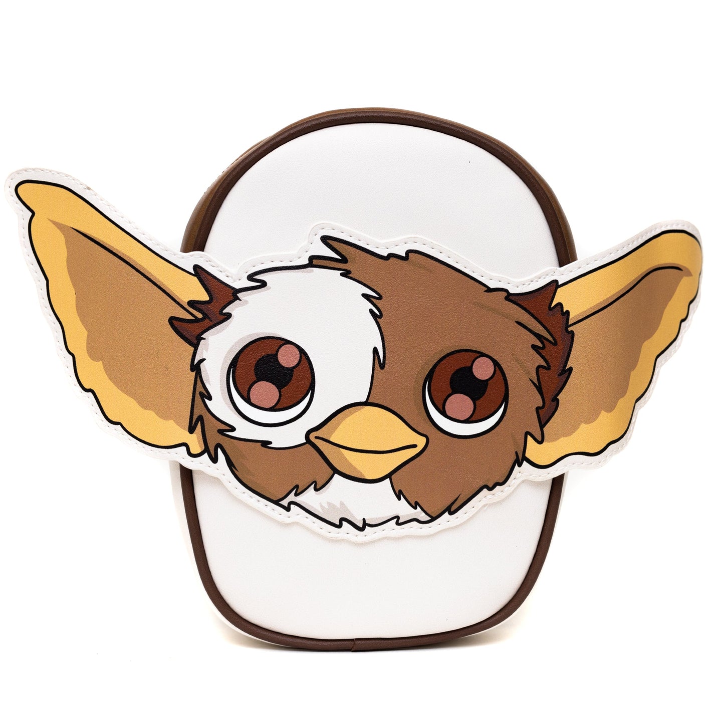 Warner Bros. Horror Movies Bag, Cross Body, Gremlins Gizmo Smiling Face Applique, Vegan Leather - MEGA POP COMICS