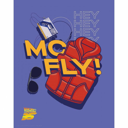 Back to the Future "Hey McFly" Limited Edition Commemorative Print - MEGA POP COMICS
