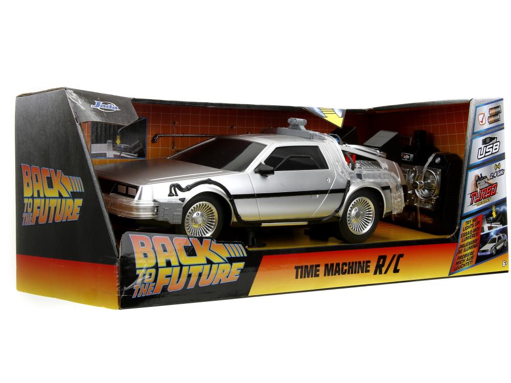 Back to the Future Remote Control 1:16 scale DeLorean Time Machine - MEGA POP COMICS