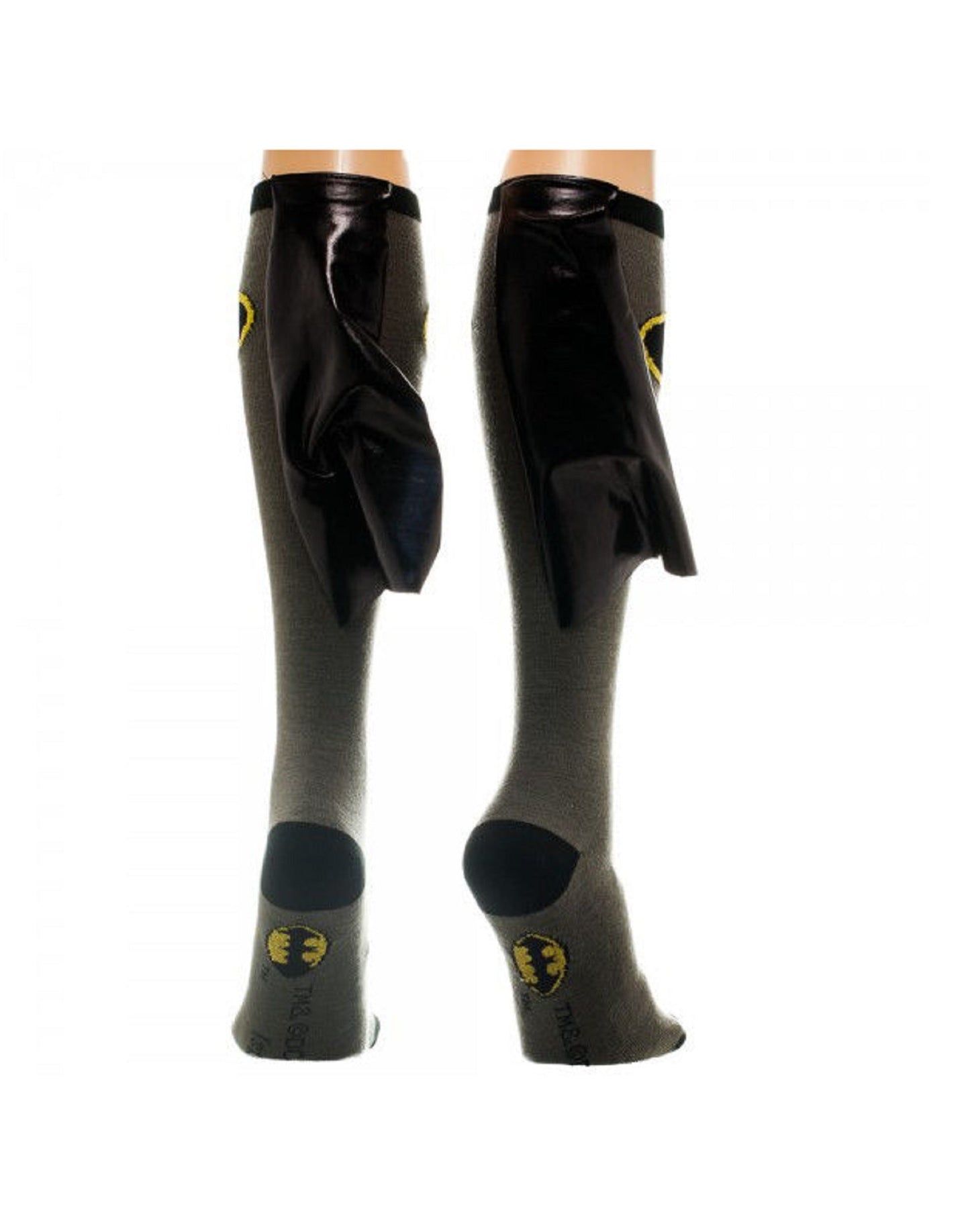 Batman Logo Symbol DC Comics Knee High Socks With Cape - MEGA POP COMICS